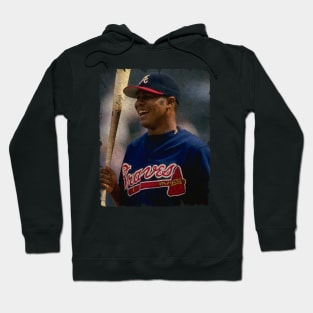 Andruw Jones in Atlanta Braves Hoodie